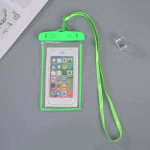 Waterproof Phone Case Universal Luminous Transparent PVC Phone Pouch Bag Swimming Waterproof Bag Underwater Purpose For iPhone Samsung Huawei Xiaomi Vivo OPPO