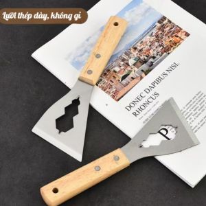 Dụng Cụ Cạo Ron Gạch Đa Năng Cán Gỗ – Dụng Cụ Vệ Sinh Khe Gạch Nhà Tắm Nhà Bếp