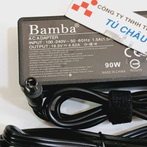 Sạc Laptop Dell 19.5V - 4.62A / Đầu kim Lớn 7.4mm x 5.0mm (Hiệu BAMBA)