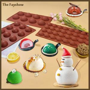 [The Fayshow] 1 PC Baking Tray Pastry Mold Silicone Mold Chocolate Ball Mold Silicone Mold Lollipop Cake Mold kitchen Baking Tools