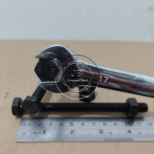 BAUT MUR BAJA M10 X 120 FULL DRAT PANJANG 12CM KUNCI 17 12 CM BAUD HTB GRADE 8.8 HITAM M10X120 10X120 10 X 120 DIAMETER DRAT 10MM PITCH DRAT 1.5 SKRUP SEKRUP
