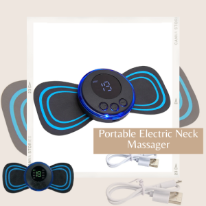 SellersPickHub Neck Rechargeable Massager Mini Electric Neck Massage EMS Cervical Vertebra Massage Patch For Muscle Pain Relief Relaxation Tool