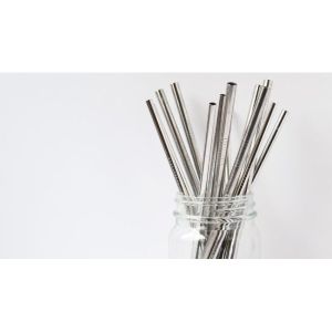 Promo Sedotan Stainless Steel Qualitas Straw Ramah Lingkungan Straight Lurus