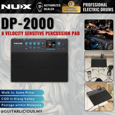 NUX DP-2000 8 Velocity Sensitive Percussion Pad And Digital Drum Kit ( DP2000 / DP 2000 )