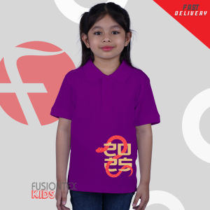 CNY 2025 Kids Polo T-Shirt 3-14 Years | The Perfect Blend of Style & Comfort | Fusiontex 07