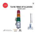 TOWER LIGHT TAYB TB50-3T-D, 24VDC,220VAC 3 สี ไม่มีเสียง ขายาว (L) ไฟติดค้าง. 