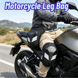 Waterproof Motorcycle Leg Bag - EVA Hard Shell Hip Waist Pack for Riding & Outdoor