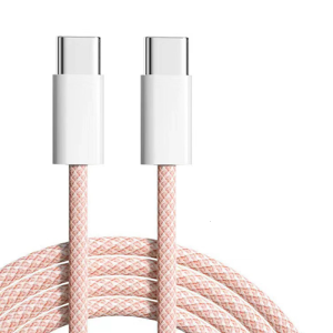 60W Fast Charging Cable Line USB C To USB C Braided Cord High Speed Data Sync Wire Suitable For S23/S22/S21+ Smartphone