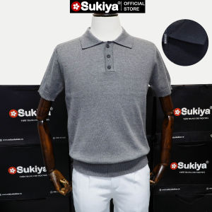 Áo Polo Dệt Kim Nam Basic SUKIYA Cao Cấp Kiểu Dáng Sang Trọng Lịch Sự AL79