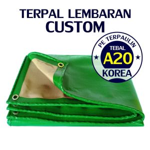 TERPAL A20 UKURAN 4x5 METER UNTUK KOLAM/TENDA/TUTUP TRUK/ALAS CAMPING  PALING  TEBAL KOREA