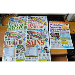 [5 in 1] Praktis Cuti Sekolah & ACE Praktis KSSR Semakan BM BI MT SC Tahun 4