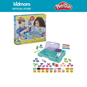 Play-Doh On the Go Imagine and Store Studio for Kids 3 Years and Up with Over 30 Tools and 10 Cans of Modeling Compound Non-Toxic