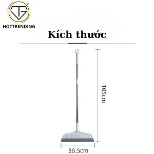 Chổi Silicon cán dài chống dính quét nhà quét sàn nhà tắm gạt kính tiện lợi (Chổi chà sàn silicone)