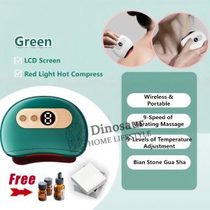 🇸🇬 ReadyStock - Electric Smart Gua Sha Board 8000RPM 9 Levels Adjustable Facial Body Massage Therapy Tool