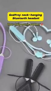 New Wireless For Neckband Earbuds Semi-In-Ear Design Ultra-Long Battery Life Powerful Bass