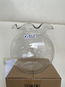 TERMURAH!!! COD!!! FREE ONGKIR!! Aquarium vas bulat kaca Shella 15 liter merk dlx glass termurah