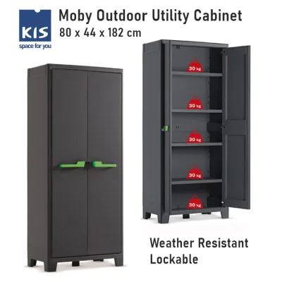 KIS Moby Outdoor Tall Utility Cabinet by Thehomeshoppe