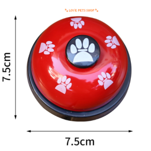 Chuông bấm huấn luyện Chó Mèo hình dấu chân - Love Pets Shop