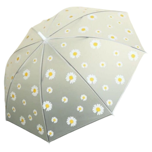 Dù Trẻ Em Gấp Gọn Họa Tiết Hoa Dandelion Màu Trắng