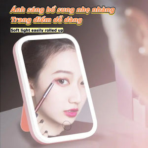 Gương  Trang Điểm LED Cảm Ứng 3 Chế Độ Ánh Sáng Gương Makeup Mini  Tiện Dụng và Điều Chỉnh Ánh Sáng