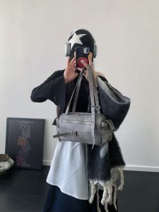 [COD]  Korean Niche samo ondoh Saddle bag crossbody bag Song Yuqis same soft leather biker bag women