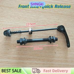 SHNGki Bicycle Quick Release + Front Rear Axle Release Rod Front And Rear Bearing Road Bike Rear Axle Modification Accessories