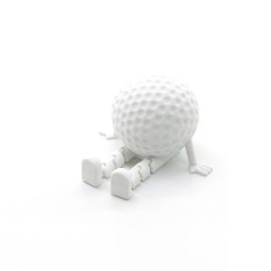 DAWEIF Collection Series 3D Printed Soccor Funny Design Figurine Collection Sports Ball Figurine Soccer Game Basketball 3D Printed Ball Ornament Home Decor