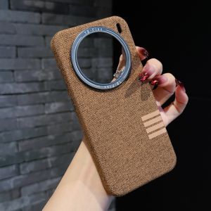 For VIVO X200 Pro Case Luxury PU cloth Skin Protective Back Cover Case For VIVO X200 Pro Mini X200PRO Full Cover Phone Shell