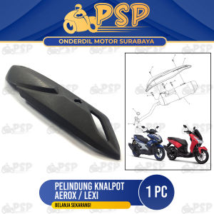 Pelindung Knalpot Aerox - Cover Tutup Penutup Tameng Pengaman Muffler Exhaust Kenalpot Yamaha Lexy