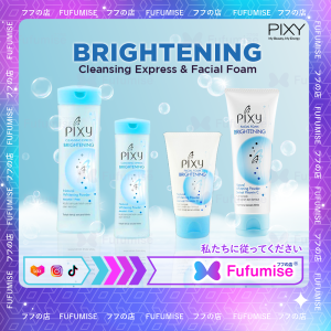 PIXY Brightening Series | Facial Foam Brightening | Cleansing Express Brightening | Perawatan Mencerahkan | Brightening Treatment |  BPOM | FUFUMISE