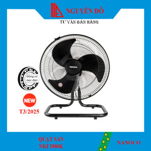 Quạt sàn Nanoco NKF1880 với công suất 65W động cơ motor dây đồng-bạc đạn là sự lựa chọn hoàn hảo cho không gian sống