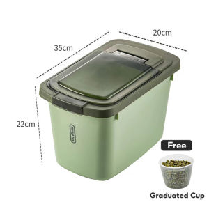 Kitchen Rice Dispenser 8-12kg Rice Storage Container Insect-Proof Moisture-Proof Food Store Box rice storage with Lids