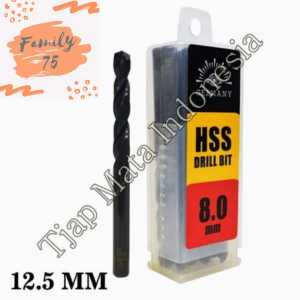 Mata bor besi 125mm HSS Tjap Mata Drill bits 12.5 MM Cap Mata hss
