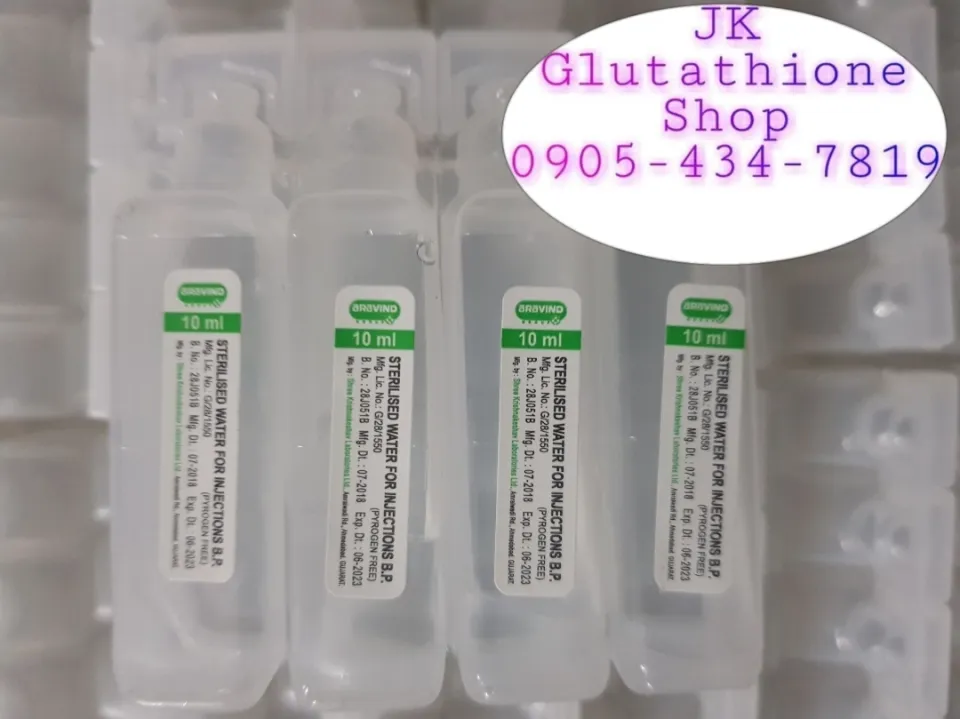 sterile water for glutathione injection Sterile Water USP 20 mL (1 bottle) – Bacteriostaticwater.com