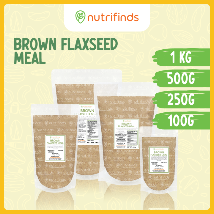 Nutrifinds® Brown Flaxseed Meal Lazada PH