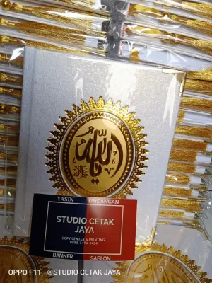 Buku Yasin dan Tahlil Hard Cover 132 Halaman Free Tasbih
