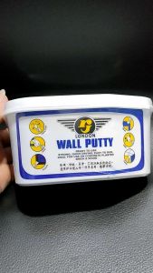 Dempul RJ London Wall Putty 0.5kg /500 gram Dempul Serbaguna Multifungsi Motor Mobil Sepeda Besi Logam Plastik Tembok Plamir Kayu Asbes bata