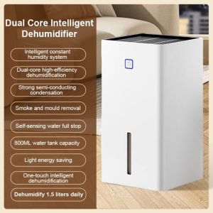 Dehumidifier Smart Air Dryer Portable Plant Air Dehumidifier Large Capacity 2.5L Water Tank Drying