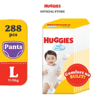 Huggies Magic Comfort Pants Large - 36 pcs x 8 packs (288 pcs)