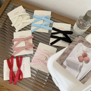 Set 2 Kẹp Tóc Nơ Tua Rua Xinh Xắn Đáng Yêu Cho Bé Gái