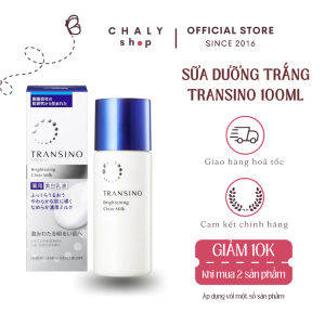 Sữa dưỡng trắng da Transino Medicated Brightening Clear Milk 100ml Nhật
