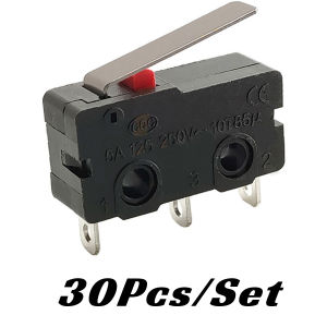 10Pcs/Bag Limit Switch 3 Pin N/O N/C 5A 250Vac KW11-3Z Micro Switch 5A 125 250V~10T85μ WK2-02
