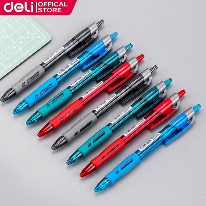 Deli S08 Zhensmooth Office Gel Pen 0.5mm Spring Tip 1pc (Black) (Pack ...