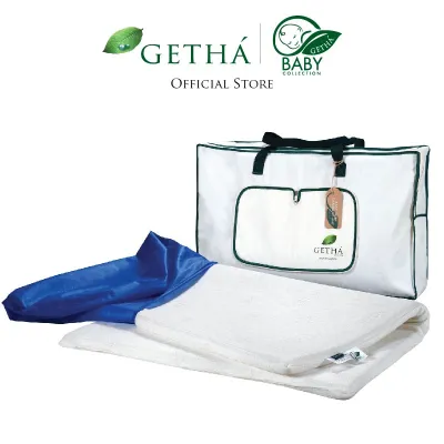 Getha 100% Natural Latex Playpen Mattress | Foldable Floor Mat