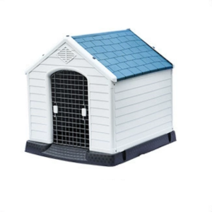 HATELI Waterproof Plastic Dog House for Small Medium Large Sized Dogs Durable Indoor Outdoor Stray Dog Cat House Puppy Shelter with Elevated Floor Easy to Assemble Dog Kennel with Air Vents