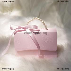 [COD] zhangyuqing กล่องขนมพิมพ์ตัวอักษรดอกไม้กล่องบรรจุภัณฑ์ขนาดเล็กกล่องกระดาษสำหรับเป็นชุดของขวัญถุงของขวัญขนาดเล็กงานแต่งงานโปรดปรานของตกแต่งงานปาร์ตี้