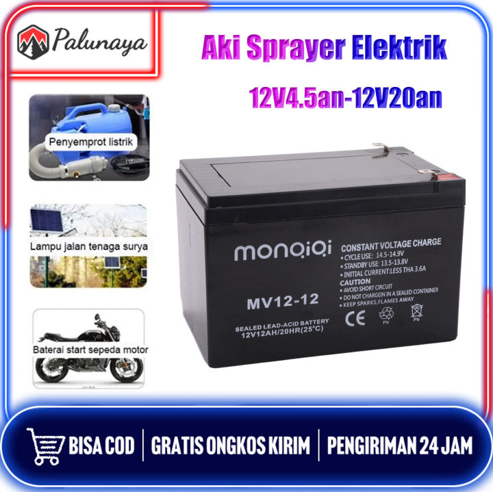 Aki Battery12V 8Ah / aki mobil mobilan anak / aki tangki semprot