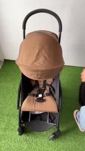 Baby Stroller Seat Cushion and Canopy Compatible with Babyzen YOYO 2 and YOYO+ Pushchair Accessories Replacement Kit Waterproof Double-Layer Fabric (Aqua Blue)