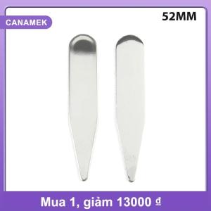 【CANAMEK】 2 chiếc vòng cổ bằng thép không gỉ giữ xương cho áo sơ mi trang sức tiệc tùng công sở
