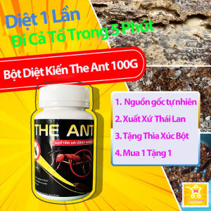 Bột THE ANTS 100g Diệt Gián Kiến Mối Nội Địa Thái Lan Dùng 1 Lần Diệt Cả Ổ Trong 5 Phút Tặng Thìa Xúc Bột + Mua 2 Tặng 1